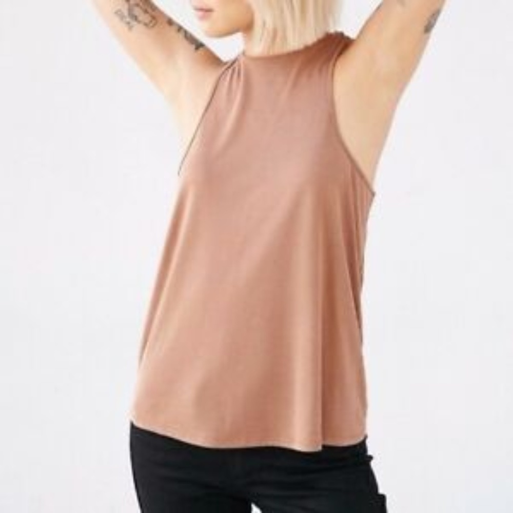 Silence & Noise UO Tank Top Brown XS